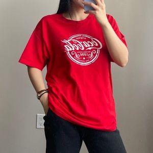 Red Coca Cola Logo Tshirt
